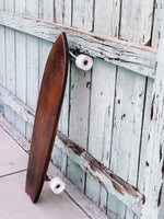 The Fishtail Mcneej Longboard (white wheels)